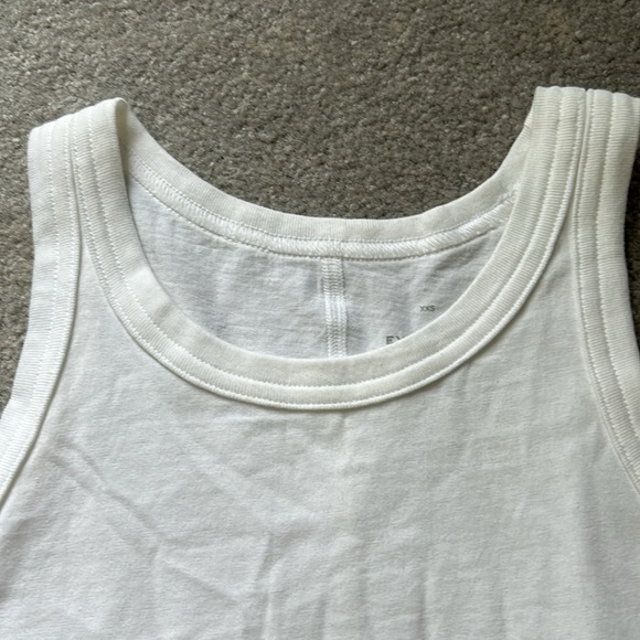 Everlane Organic Cotton High Neck Tank Top XXS Worn Once! - Picture 4 of 10